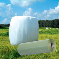 New Zealand Outdoor Verwenden Sie die anaerobe Silage Runde Verkauf für Mini Heuballen Kunststoff Ballen Wrap 500mm 1800x25 Mikron