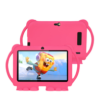Nueva Tablet Infantil de 7 Pulgadas con Android 8.1, 2+2MP, Funda de Silicona Anti-Caídas, Pantalla Capacitiva IPS, Procesador MTK para Aprendizaje y Juegos