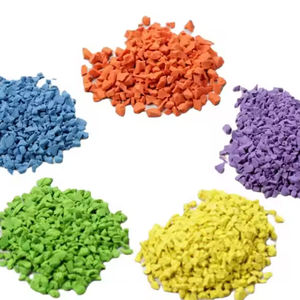 環境にやさしい無毒Epdm着色ゴム顆粒/Epdmゴムクラム人工芝またはランニングトラック用 - Product Image 2