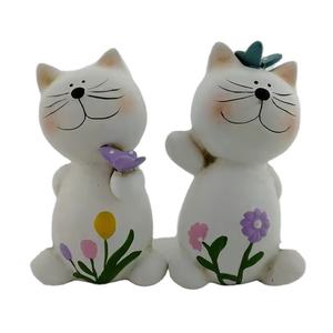 Decorazione in ceramica creativa Mini figure <span class=keywords><strong>di</strong></span> animali in resina graziosi arredi per amici amanti regali curativi Desktop Mini - Product Image 2