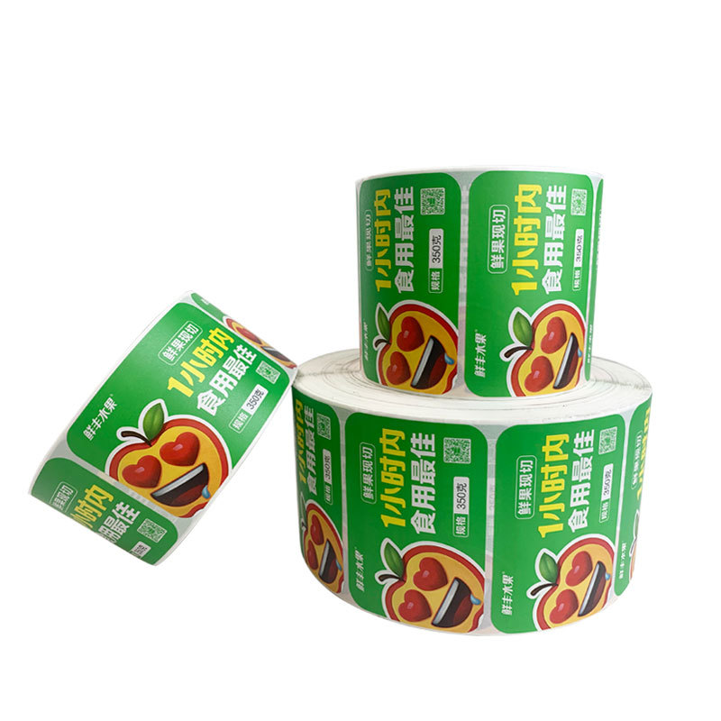 Gloss Matte Semi Gloss Custom Printing Paper Sticker Brand Sticker Label With Custom Logo Bottle Sticker In Roll For Food