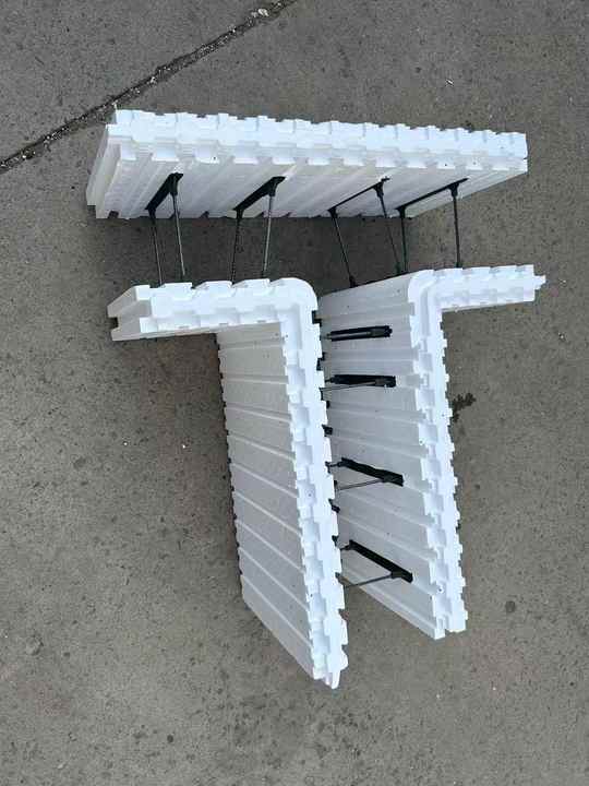 ICFs Blocks 90° Corner Quick Installation Cost Savings EPS Foam Module ...