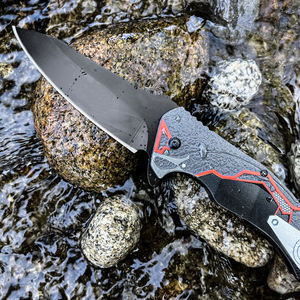 มีดพับพกพา Columbia 3D Printed DIY OEM EDC ใบมีดสแตนเลส 3CR13 ด้ามอลูมิเนียม ทนทาน สำหรับกิจกรรมกลางแจ้ง ตั้งแคมป์ ล่าสัตว์ - Product Image 2