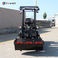 CE YAWEH Máquinas Eléctricas, Cargadora Eléctrica Compacta, Cargadora de Ruedas Delanteras, Cargadora Hidráulica de Batería, Elektro Radlader