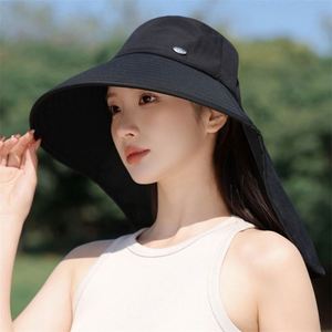 Chapeau de soleil anti-UV pour femme, idéal pour l'été, l'escalade, les sports, avec une grande visière, chapeau de pêcheur - Product Image 4