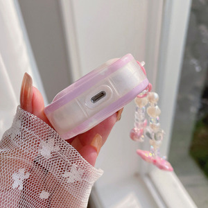 INS esthétique papillon Halo étui de coloration pour AirPods Pro 2 écouteur boîte <span class=keywords><strong>Coque</strong></span> pour <span class=keywords><strong>Air</strong></span> pods <span class=keywords><strong>3</strong></span> 1 couverture cristal coeur porte-clés - Product Image 6