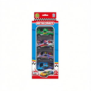 MAZZEO GIOCATTOLI Ensemble de voitures de course en métal moulé sous pression 5 pièces Échelle 1:64 Véhicules jouets pour enfants Collection de voitures de course Italie - Product Image 2