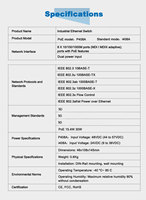 Equipo de Seguridad para Cámaras CCTV, Cámara IP, Switch Industrial PoE, Switch de Red Ethernet Industrial Gigabit PoE de 8 Puertos