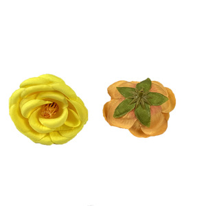 Cabezas de flores de camelia artificiales de 6 cm, flores de tela de seda para decoraciones de bodas, decoración del hogar y accesorios de bricolaje. - Product Image 5