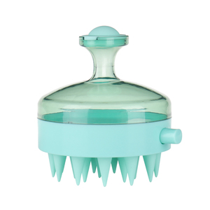 Custom Logo Silicone Scalp Brush Hair Washer <b>Dispenser</b> Head Hair Scalp Massager Help Lathering Massage Comb For Exfoliating - Product Image 2