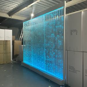 Panneau de séparation de pièce avec écran LED à bulles d'eau pour la décoration intérieure - Product Image 3