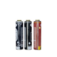 Bombe aérosol rechargeable à col, en fer blanc, multi-usage, écologique, réutilisable, avec bouchon à vis, pour produits chimiques de salon, conditionnement en palettes, vente en gros, pour l'exportation