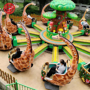 Manèges Girafe Rotative, Équipement de Parc d'Attractions, Manèges Girafe Rotative, Manèges Dinosaure, Manèges Carrousel à Ondes, Manèges Plateau Tournant pour Aire de Jeux - Product Image 2