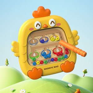 Tavola Magnetica per Disegno e Labirinti, Giocattolo Educativo per Bambini per Allenare il Pensiero Logico, Piccoli Giocattoli Premio per Asili - Product Image 2