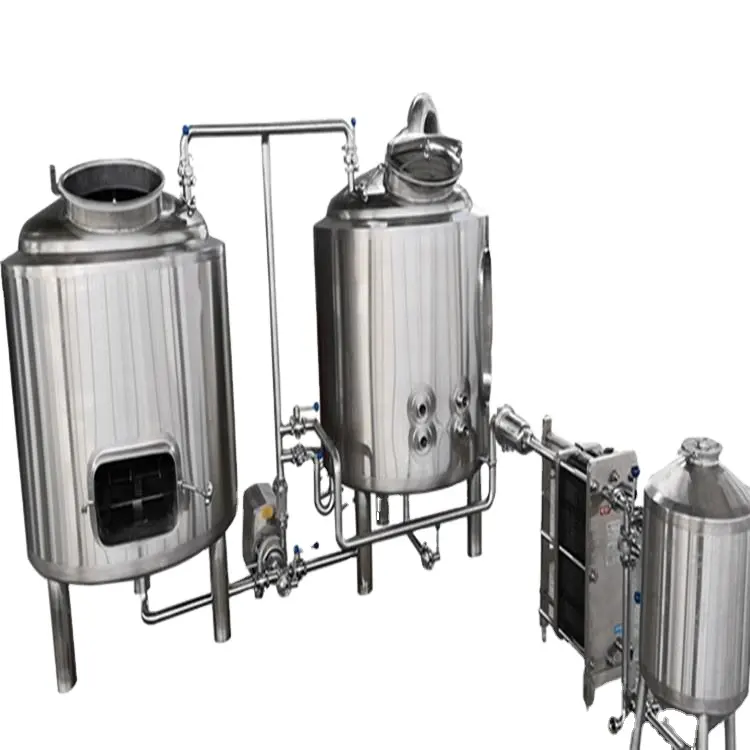 Sistema de elaboración de cerveza entera de 200l sistema de cervecería de pub pequeño