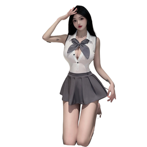 ชุดชั้นในเซ็กซี่ สไตล์นักเรียน ชุดนักเรียนหญิง ชุดยูนิฟอร์ม ชุดยั่วยวน ไซส์มาตรฐาน ชุดยั่วยวนใจ Qqny - Product Image 1
