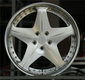 Rines JUWA Premium de 1/2 Piezas de Aleación de Aluminio Forjado para Mejora de Estilo BBS TE37 <span class=keywords><strong>HRE</strong></span> para Autos Tuning - Product Image 1