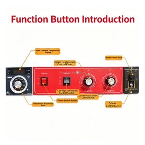 <span class=keywords><strong>Horno</strong></span> de Pizza Industrial Eléctrico de 18 Pulgadas, de Acero Inoxidable de Grado Alimenticio, con Tubo Recto, de 6KW de Alta Potencia - Product Image 4