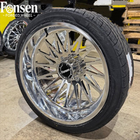 Jantes de camion forgées polies à rebord profond 20x10 20x12 22x12 24x12 24x14 26x14 pour F150 F250 Silverado1500 Sierra1500