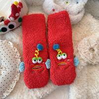 Chaussettes d'hiver épaisses et chaudes Bioserica Era, rembourrées, antidérapantes, mignonnes, en peluche, pour la maison