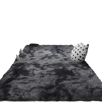 Grand tapis moderne en polyester moelleux et duveteux, tapis doux et pelucheux, chambre à coucher, salon, chambre d'enfant, poils longs, fait à la main, lavable, antidérapant