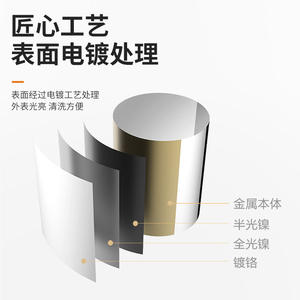 Grifo Monomando para Lavabo Cromado de Sobremesa con Válvula Cerámica, Diámetro Interno Estándar 98, Modelo para Lavabo - Product Image 1