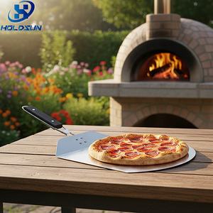 <span class=keywords><strong>Pala</strong></span> para Pizza Extra Grande de Acero Inoxidable de 12 Pulgadas, Apta para Alimentos, con Mango Plegable Cómodo para Transferir Pizza al Horno - Product Image 5