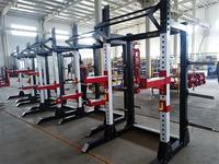 Équipement Commercial de Musculation : Racks de Squat Multifonctionnels, Demi-Rack pour Entraînement de Force et Fitness