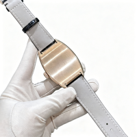 Montre mécanique entièrement sertie de diamants pour femme, étanche, bracelet en cuir, montre-bracelet de luxe, meilleure vente 2026
