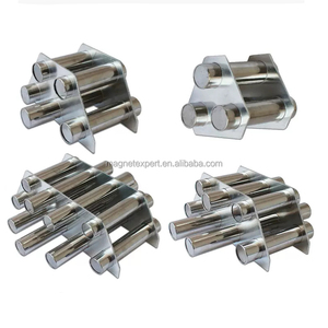 Neodymium Magnet Rod With Hole Nickel-Coated Permanent Magnet Bar <strong>Magnetic</strong> Filter Remover Bending Moulding Service Available - Product Image 5