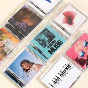 Cá nhân <span class=keywords><strong>mini</strong></span> Album CD Keychain Quà Tặng Ngày của Cha với âm nhạc yêu thích của cha được làm từ vật liệu nhựa bền - Product Image 4