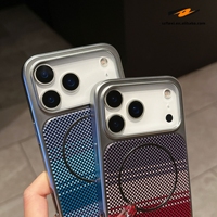 Coque de téléphone de luxe en fibre de carbone pour iPhone 17, compatible avec iPhone 18, 17, 16, 15, 14 Pro Max Plus, avec recharge magnétique sans fil