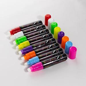 10MM Jumbo Tips Liquid Chalk Markers Utilisation effaçable <span class=keywords><strong>sur</strong></span> <span class=keywords><strong>les</strong></span> fenêtres/miroirs/tableau d'écriture LED/étiquettes de tableau noir - Product Image 1