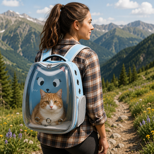Wholesale Oxford Fashion Portable Breathable Cat & <b>Dog</b> Backpack <b>Carrier</b> Airline Approved for <b>Small</b> Pets - Product Image 5