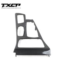 Ajustement pour BMW F10 F18 intérieur en fibre de carbone modifié, tableau de bord de commande central de garniture de porte en fibre de carbone