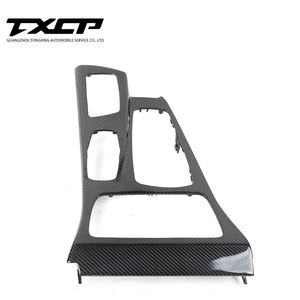 Ajustement pour BMW F10 F18 intérieur en fibre de carbone modifié, tableau de bord de commande central de garniture de porte en fibre de carbone - Product Image 6