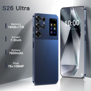 Découvrez la différence avec le smartphone S26 Ultra <span class=keywords><strong>5G</strong></span> Android 14, écran HD, batterie 7800 mAh, double SIM, téléphone portable de jeu original - Product Image 3