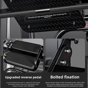 大型総合トレーニング機器商用コンビネーションセット スミスマシン 多機能ジム機器 筋力トレーニング用 - Product Image 3