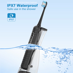 2Factory 180ml Portable IPX7 Waterproof Rechargeable <strong>Cordless</strong> 3-in-1 Sonic Electric Toothbrush <strong>Waterflosser</strong> Detachable Household - Product Image 2