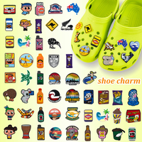 Breloques de chaussures en PVC souple 2D sur le thème de l'Australie, décorations imperméables pour sabots, breloques pour chaussures de surf pour enfants et adultes