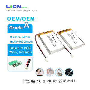 재생 에너지 103450 충전식 <span class=keywords><strong>3.7v</strong></span> 1800mah 2000mah 리포 배터리 (KC CB 인증, 리모컨용) - Product Image 1