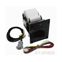 Imprimante TIC GP58 Port série 12V 24V Imprimante de billets à impulsions pour Machine de jeu vidéo Terminal de vente