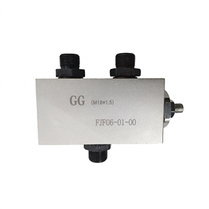 วาล์วถ่วงน้ำหนักไฮดรอลิก FJF06-01-00 ตัวแบ่งการไหลแบบซิงโครนัสปรับได้ 20MPA 6-18L/นาที M18 1.5 - Product Image 1