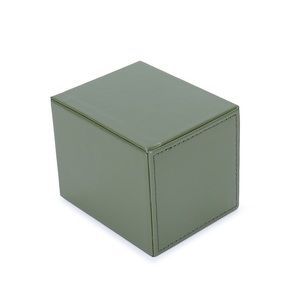 Organizzatore da Scrivania di Alta Qualità, Portapenne in Pelle PU <span class=keywords><strong>Verde</strong></span>, Porta Matite Quadrato per Ufficio e Scuola - Product Image 4