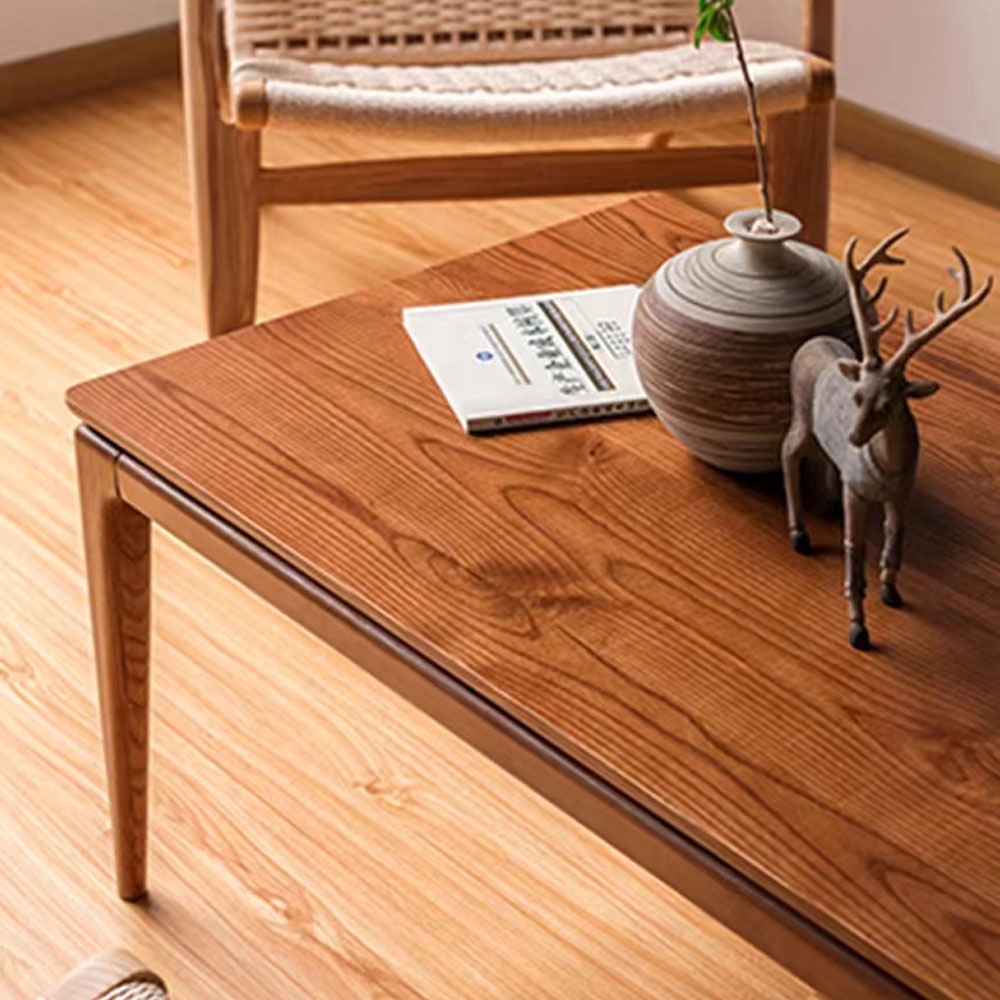 Wooden Home Low Floor Table Modern Minimalist Coffee Table Solid Wooden Furniture Tea Table for Living Room