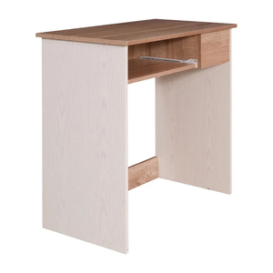 โต๊ะคอมพิวเตอร์ โต๊ะทำงาน โต๊ะเขียนหนังสือไม้ พร้อมตู้ลิ้นชักและถาดวางคีย์บอร์ด โต๊ะวางคอมพิวเตอร์ตั้งโต๊ะ - Product Image 2