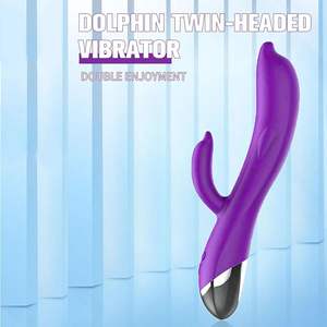 2025 nouveau dauphin double tête lapin vibrateur ensemble 6 Modes Silicone souple jouets pour adultes pour les femmes voyage essentiel cadeaux amusants pour votre - Product Image 4