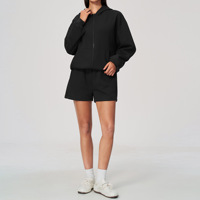 Le nouveau ensemble de sweats à capuche comprend un cardigan chaud en polaire avec fermeture éclair et capuche