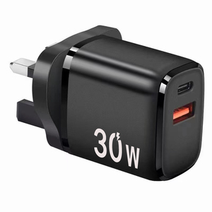 Cargador <span class=keywords><strong>de</strong></span> Pared USB-C PD <span class=keywords><strong>de</strong></span> 30W OEM, Carga Rápida, con Clavijas para EE. UU./Reino Unido/UE, para Cámara, Reloj Inteligente y Teléfono Móvil - Product Image 1
