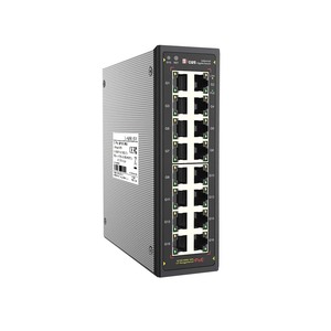 <b>Ethernet</b> <b>Switches</b> 16*10/100/1000 Adaptive RJ45 Ports Gigabit Managed Industrial PoE <b>Switch</b> for IP Camera VoIP Network - Product Image 1